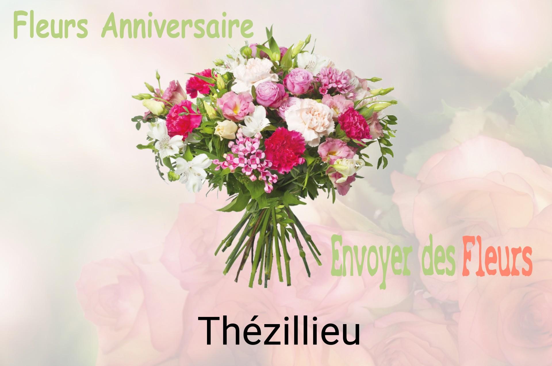 Bouquet de fleurs d’anniversaire livré à Thézillieu