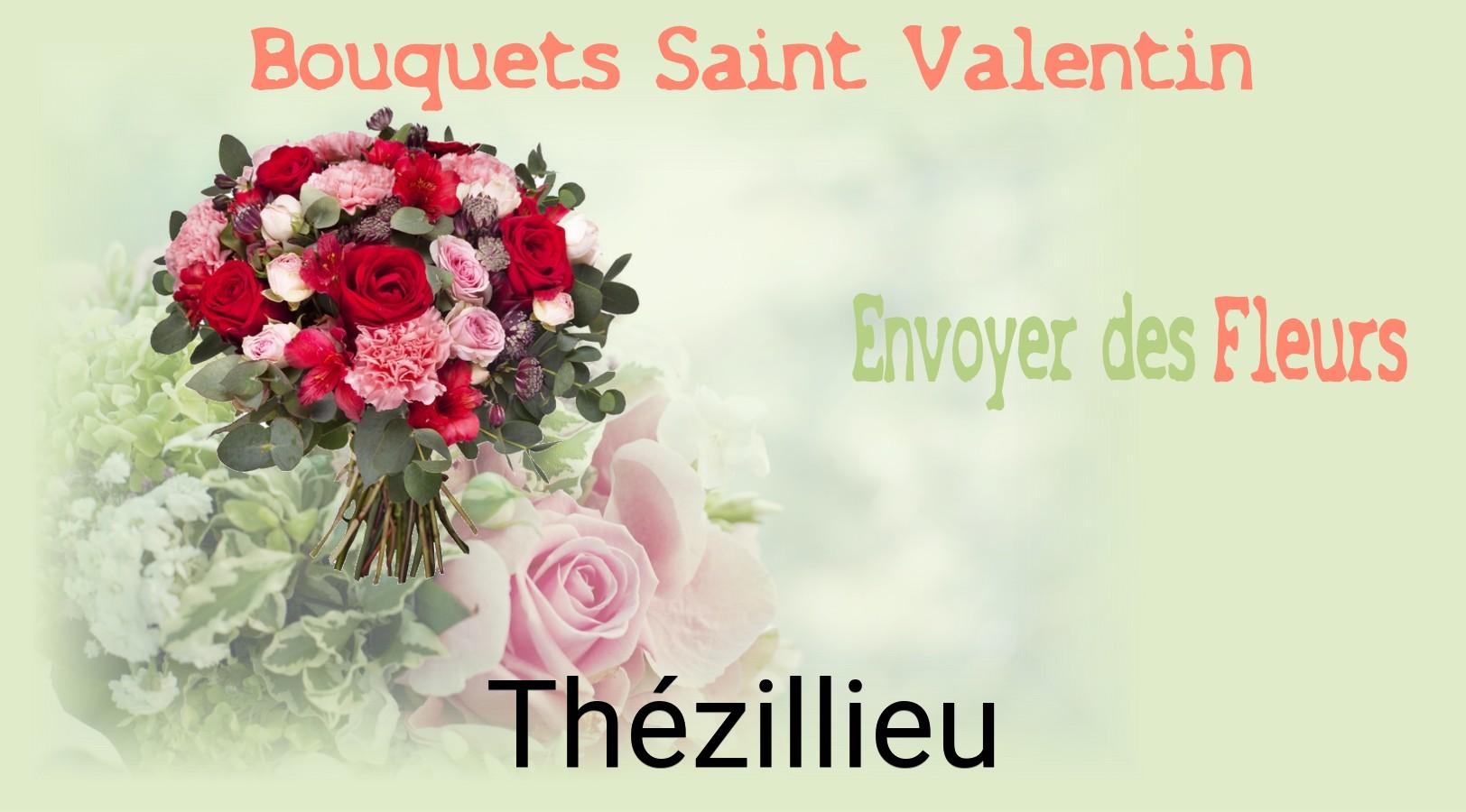 Roses de Saint-Valentin livrées à Thézillieu